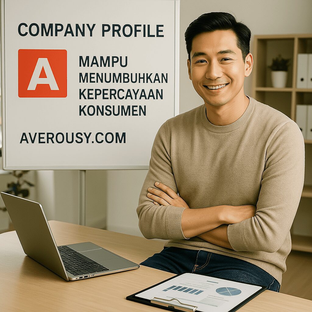 Jasa Pembuatan Company Profile Perusahaan dan Kepercayaan Konsumen - Averousy Designer Company Profile Perusahaan