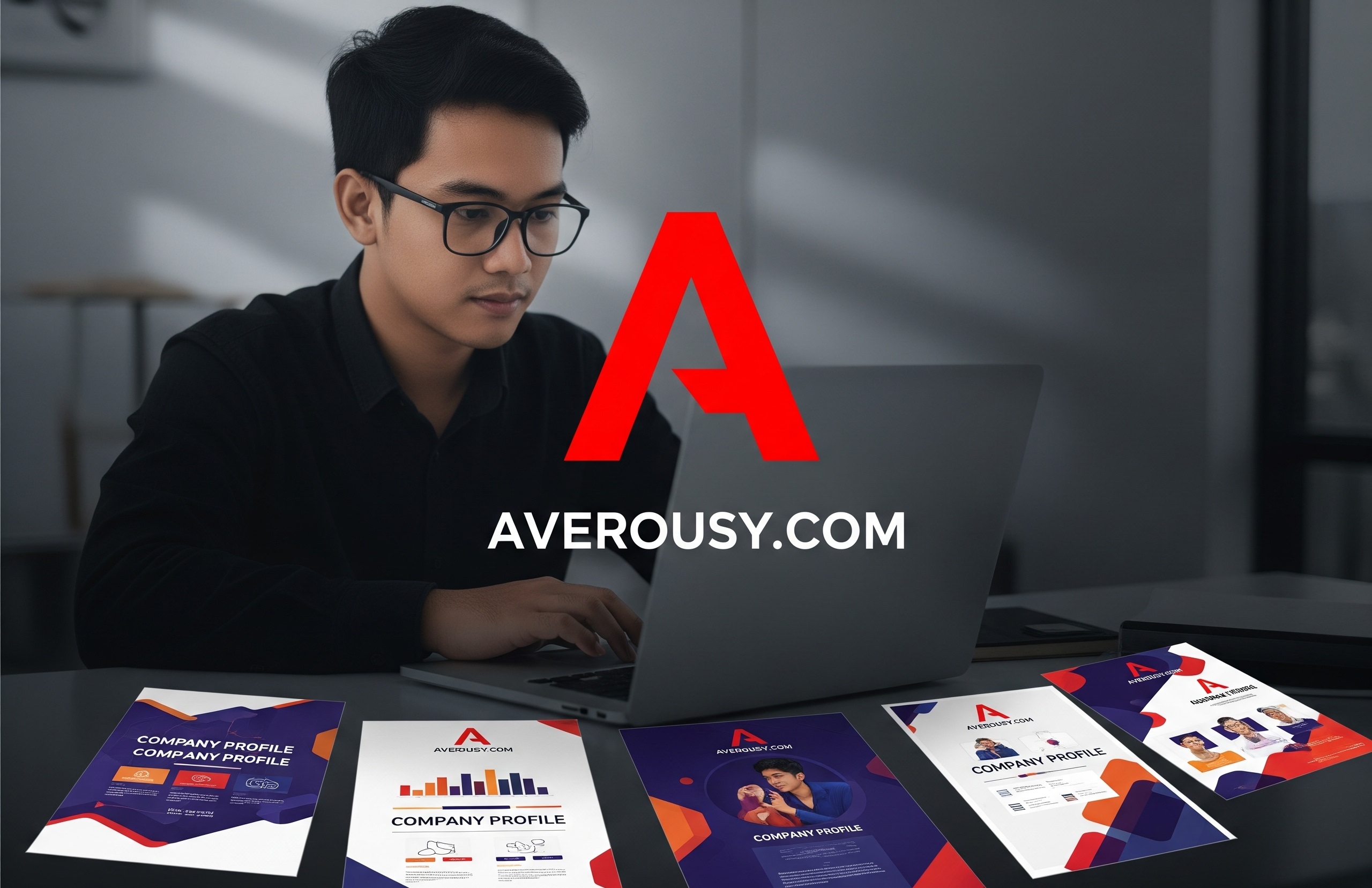 Jasa Desain Company Profile Perusahaan Bentuk Digital, Pdf, Website dan Video