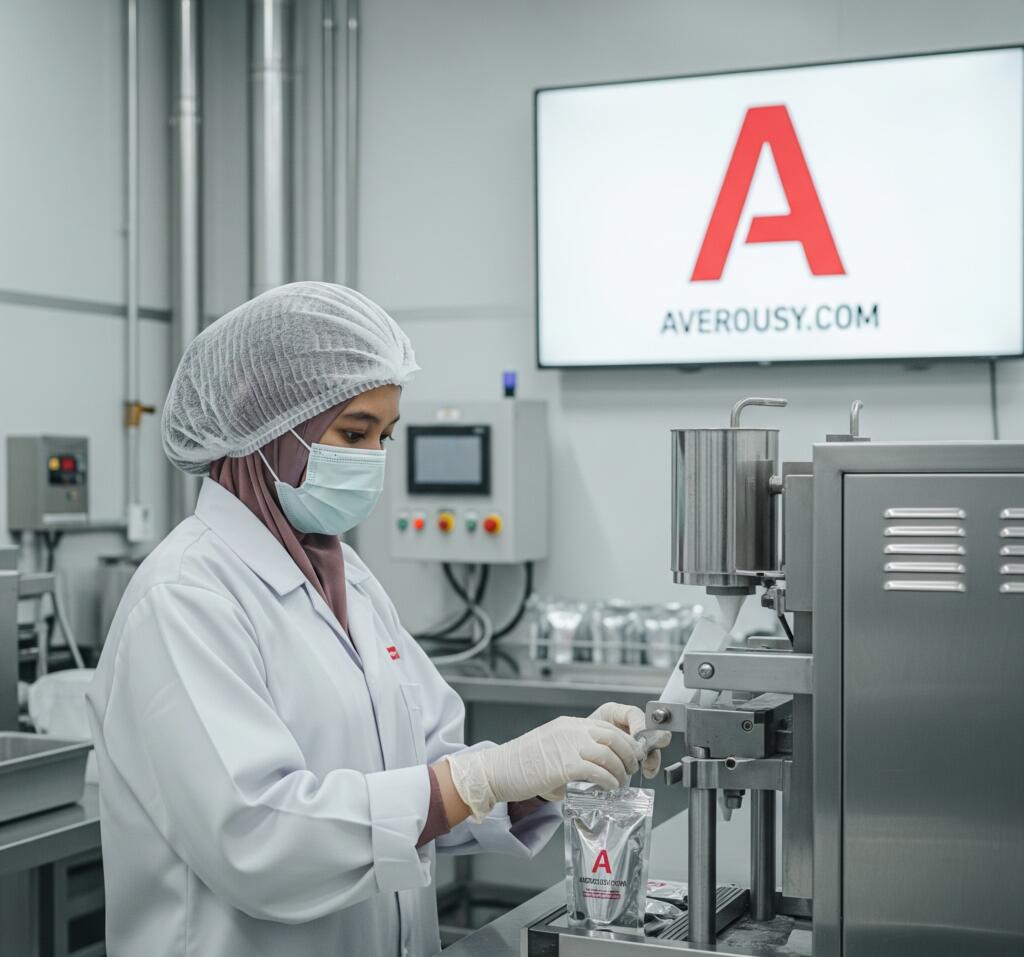 Varian Produk Maklon Minuman Serbuk yang Viral di Pasaran - Averousy Kegiatan Proses Produksi Pada Pabrik Maklon Minuman Serbuk
